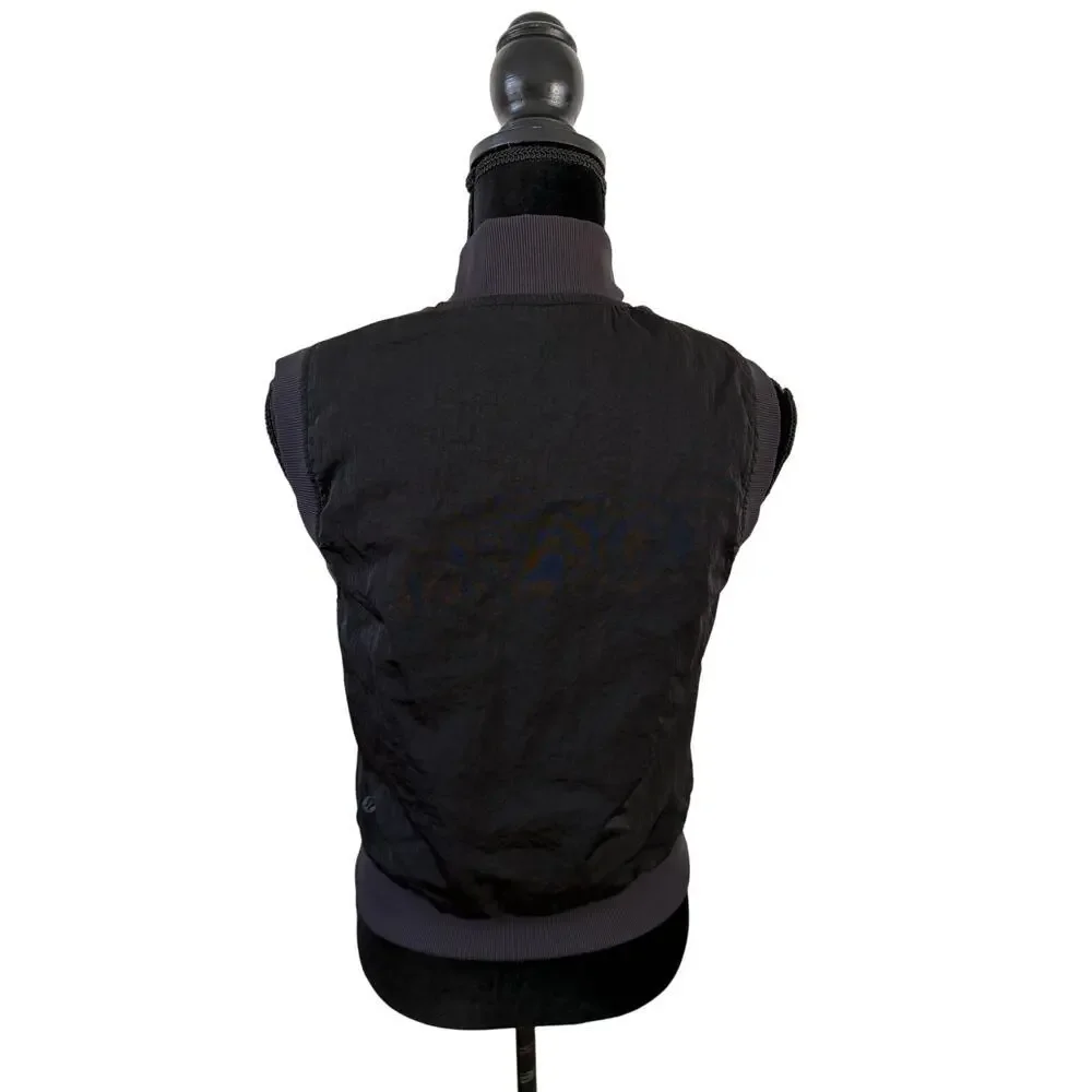 Lululemon Non-stop Bomber Vest In Black - Size 4 - Picture 5 of 6